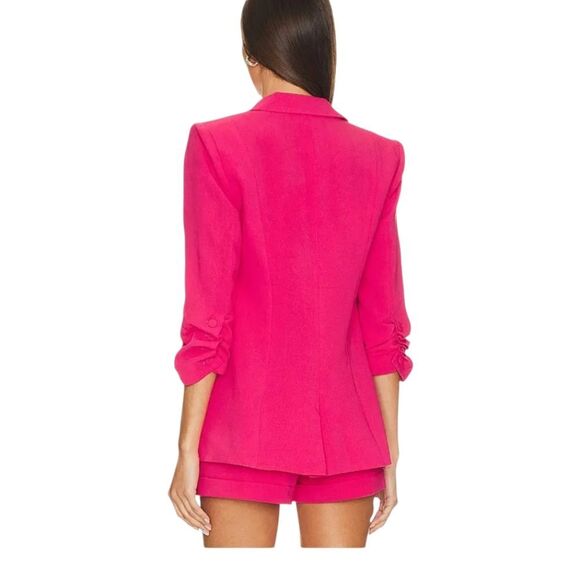Cinq à Sept Khloe Blazer In Fuchsia Pink - Picture 3 of 16